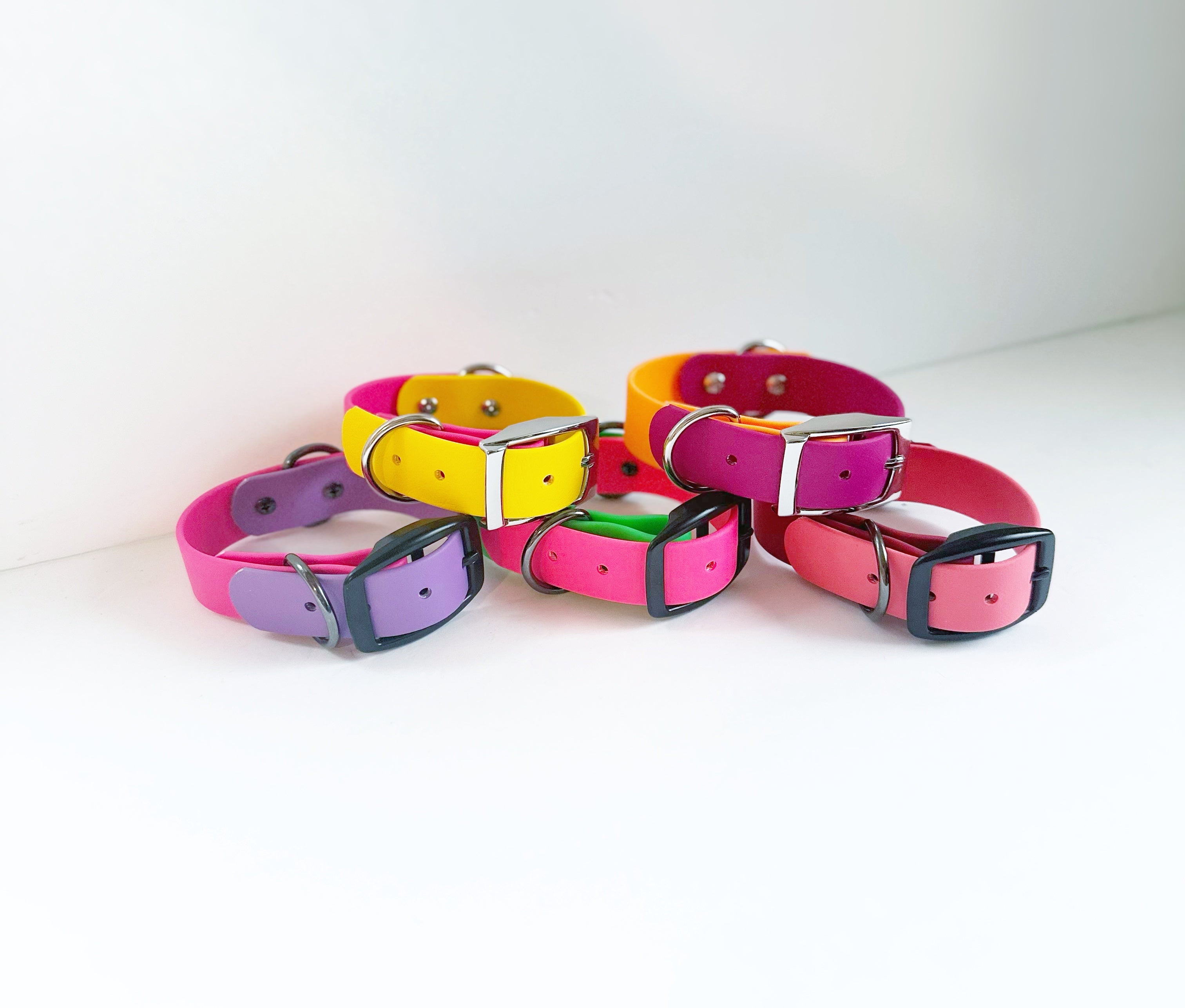 Two Tone Biothane Collars